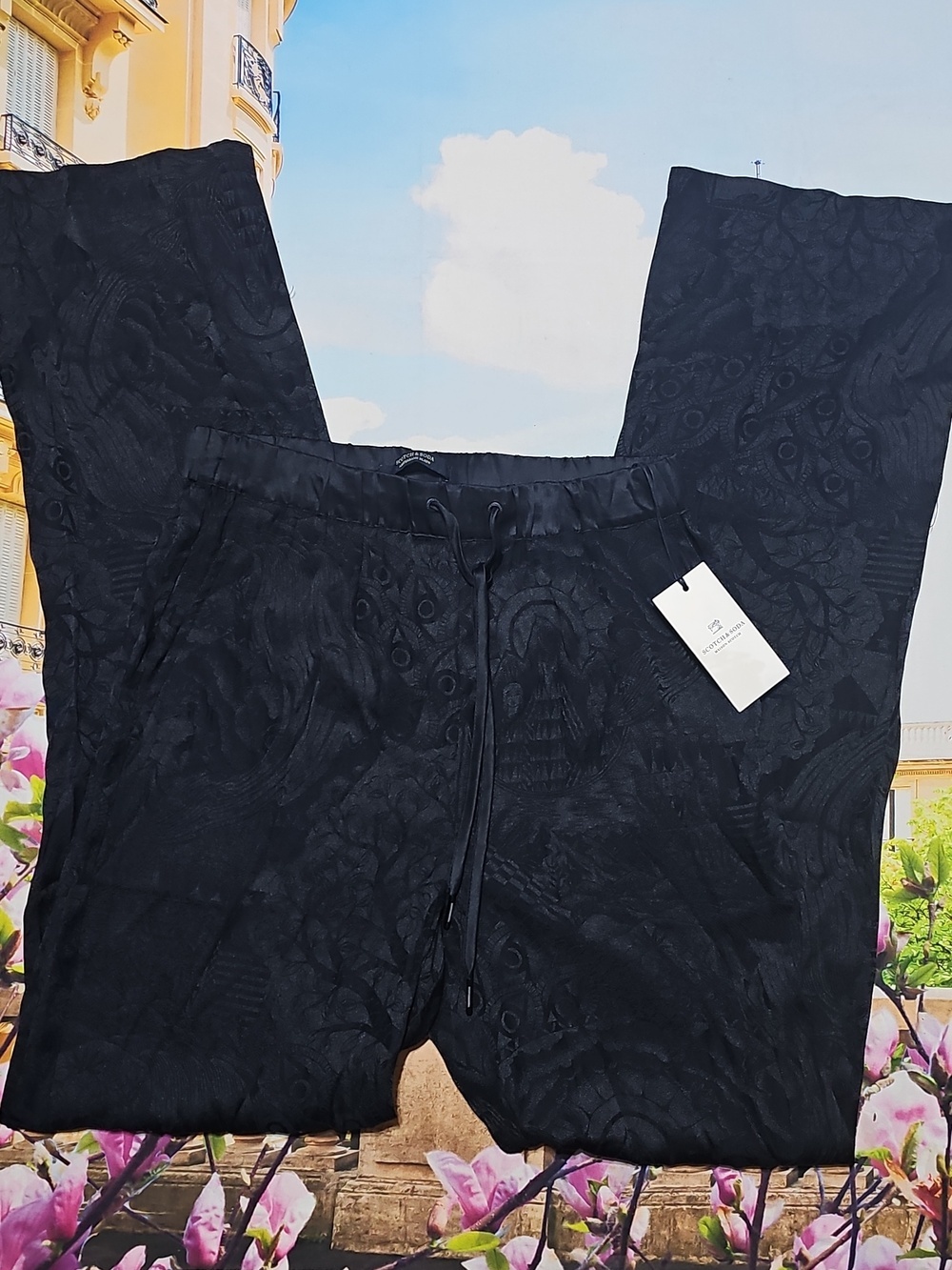 Scotch and Soda‎ Patterned High Waist Pants Size XS New - Picture 2 of 9